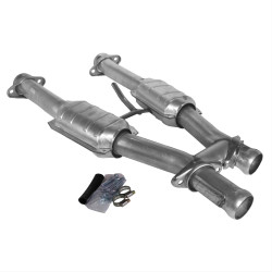 2-1/2" kort Catted H-Pipa Ford Mustang 5.0L 1979-93 2-1/2" kort Catted H-Pipa Ford Mustang 5.0L 1979-93