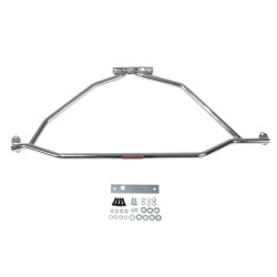 Ford Mustang Strut Tower Brace 1986-93 Powder Chrome Finish Ford Mustang Strut Tower Brace 1986-93 Powder Chrome Finish
