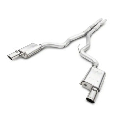 Ford Mustang GT Varitune Complete Cat Back Exhaust Kit With Resonator Delete Pipe 15-17