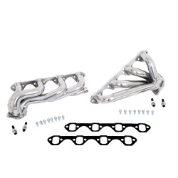Ford F150 351 5.8 1-5/8 Shorty Exhaust Headers Polished Silver Ceramic 1987-95