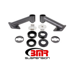 BMR Cradle Bushing Lockout Kit Mustang 2015-17 - Black Hammertone